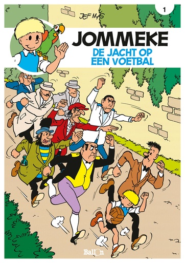 Jacht op een voetbal